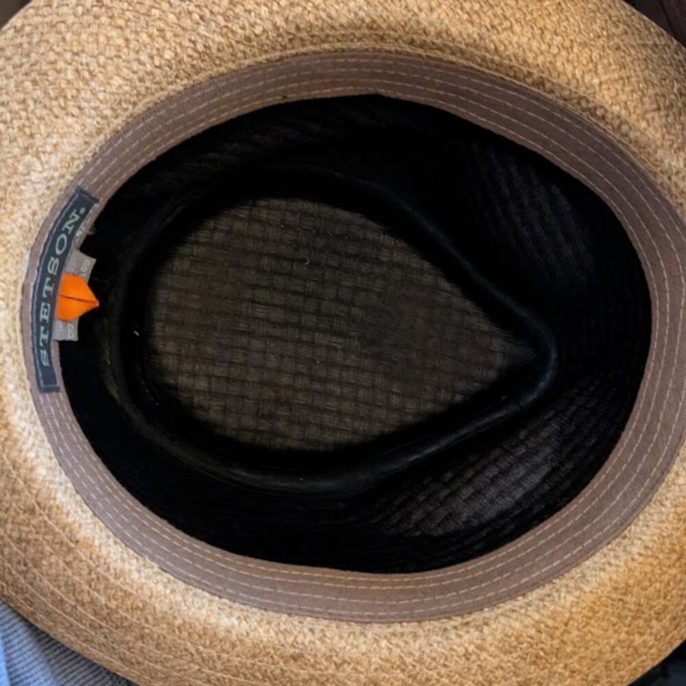 O1 STETSON Straw Hat - Picture 8 of 11